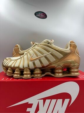 Nike Shox TL Coconut Milk Metallic Copper BRAND NEW Size 10 Women